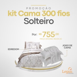 kit cama solteiro