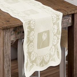 Caminho de Mesa Renda Rendhac 0,40 x 1,50 Creme Caminho de Mesa Renda Rendhac 0,40 x 1,50 Creme