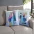 Capa de Almofada Infantil Disney Elsa e Anna Bella Janela 45X45 CM