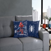 Capa de Almofada Infantil Disney Spider Man Play Bella Janela 45X45 CM