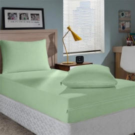 Capa de Colchão Queen Malha Sbx Verde Capa de Colchão Queen Malha Sbx Verde