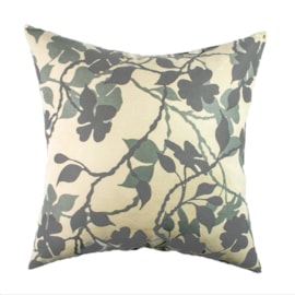 Capa para Almofada STMHome Suede Estampada 42 X 42 Fiore Cinza Capa para Almofada STMHome Suede Estampada 42 X 42 Fiore Cinza