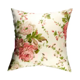 Capa para Almofada STMHome Suede Estampada 42 X 42 Fiori Vermelho Capa para Almofada STMHome Suede Estampada 42 X 42 Fiori Vermelho