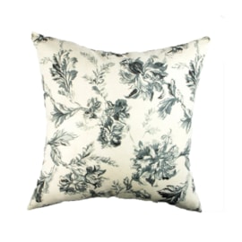 Capa para Almofada STMHome Suede Estampada 42 X 42 Flores Cinza Capa para Almofada STMHome Suede Estampada 42 X 42 Flores Cinza