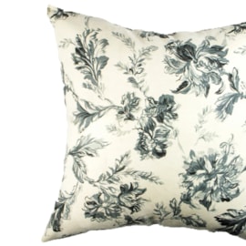 Capa para Almofada STMHome Suede Estampada 42 X 42 Flores Cinza Capa para Almofada STMHome Suede Estampada 42 X 42 Flores Cinza