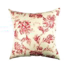 Capa para Almofada STMHome Suede Estampada 42 X 42 Flores Vermelho Capa para Almofada STMHome Suede Estampada 42 X 42 Flores Vermelho
