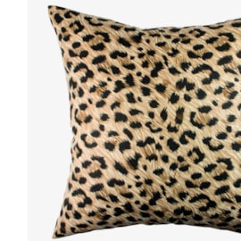 Capa para Almofada STMHome Suede Estampada 42 X 42 Onça Bege Capa para Almofada STMHome Suede Estampada 42 X 42 Onça Bege