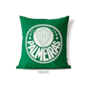 Capa para Almofada STMHome Velour Palmeiras 42 X 42 Escudo