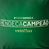Capa para Almofada STMHome Velour Palmeiras 42 X 42 Hendeca Campeão