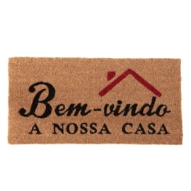 Capacho Decorativo Corttex Color Art Fibra de Coco 30cm x 60cm Gente Feliz Capacho Decorativo Corttex Color Art Fibra de Coco 30cm x 60cm Gente Feliz