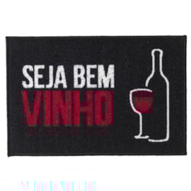 Capacho Decorativo Corttex Color Art Seja Bem Vinho