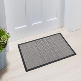 Capacho Nazca Niazitex 60cm x 90cm Cinza Capacho Nazca Niazitex 60cm x 90cm Cinza