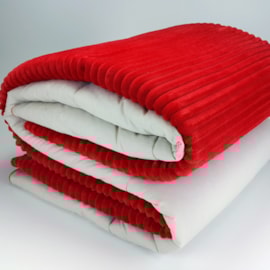 Coberdrom Queen Rubi forro 100% algodão Vermelho Coberdrom Queen Rubi forro 100% algodão Vermelho