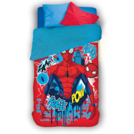 Coberdrom Solteiro Fleece Dupla Face Lepper Spider Man