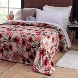 Cobertor Casal Dupla Face com Sherpa Soft Braga Jolitex Ternille Cobertor Casal Dupla Face com Sherpa Soft Braga Jolitex Ternille