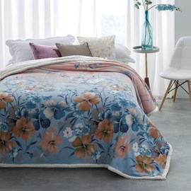 Cobertor Casal Dupla Face com Sherpa Soft Stresa Jolitex Ternille Cobertor Casal Dupla Face com Sherpa Soft Stresa Jolitex Ternille