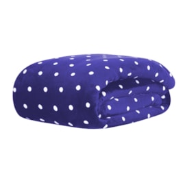 Cobertor Casal Hedrons Revival Dots Navy