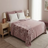 Cobertor Casal Jolitex Innove Sirius Vinho