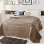 Cobertor Casal Kyor Plus Liso Bege Jolitex Ternille Cobertor Casal Kyor Plus Liso Bege Jolitex Ternille