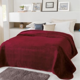 Cobertor Casal Kyor Plus Liso Vinho Jolitex Ternille Cobertor Casal Kyor Plus Liso Vinho Jolitex Ternille