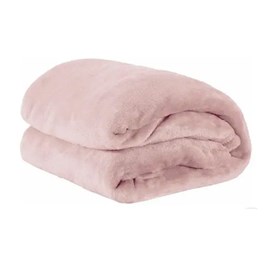 Cobertor Casal Microfibra Velour Neo Camesa Rosa