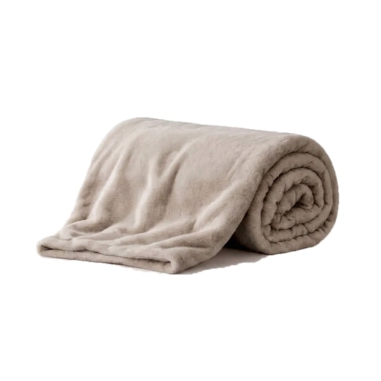Cobertor Casal Soft 500 Living Art Corttex Bege 1,80x2,20