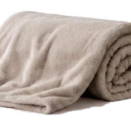 Cobertor Casal Soft 500 Living Art Corttex Bege 1,80x2,20