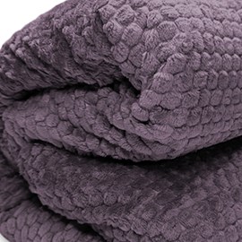 Cobertor de Microfibra Solteiro Corttex Lugano Lilas 1,50m x 2,00m