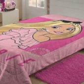 Cobertor Juvenil Raschel Barbie Estilo Jolitex Ternille