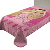 Cobertor Juvenil Raschel Barbie Estilo Jolitex Ternille