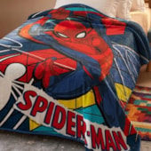 Cobertor Juvenil Raschel Homem Aranha II Jolitex Ternille