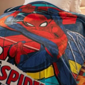 Cobertor Juvenil Raschel Homem Aranha II Jolitex Ternille