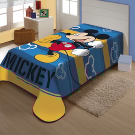 Cobertor Juvenil Raschel Mickey Feliz Jolitex Ternille Cobertor Juvenil Raschel Mickey Feliz Jolitex Ternille
