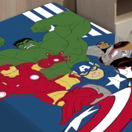 Cobertor Juvenil Raschel Vingadores Jolitex Ternille Cobertor Juvenil Raschel Vingadores Jolitex Ternille