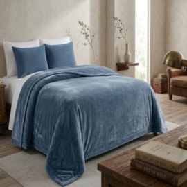 Cobertor King Atrium Double Action Jolitex Azul Cadiz