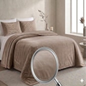 Cobertor King Atrium Double Action Jolitex Castanho Segovia