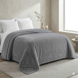 Cobertor King Atrium Double Action Jolitex Cinza Las Palmas