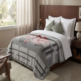 Cobertor King Raschel Double Action Ávila Jolitex Ternille