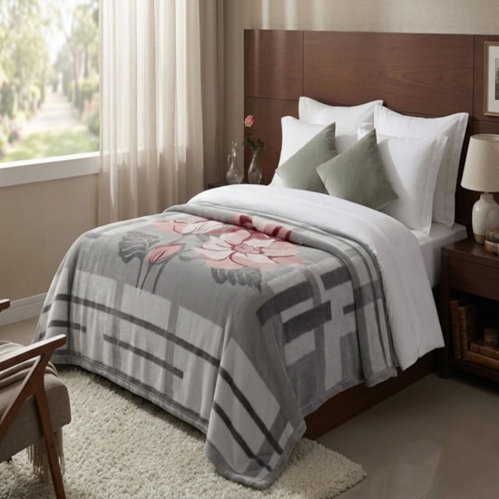 Cobertor King Raschel Double Action Ávila Jolitex Ternille