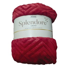 Cobertor King Rozac Splendore Vermelho Geometrico Cobertor King Rozac Splendore Vermelho Geometrico