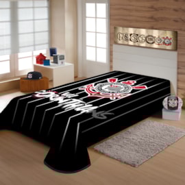 Cobertor Raschel Casal Jolitex Corinthians Cobertor Raschel Casal Jolitex Corinthians