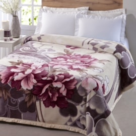 Cobertor Raschel Double Action King Size Jolitex Crisântemo Cobertor Raschel Double Action King Size Jolitex Crisântemo