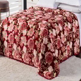 Cobertor Solteiro Etruria Bonno Rosas 150x220 Cobertor Solteiro Etruria Bonno Rosas 150x220