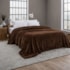 Cobertor Solteiro Microfibra Velour Neo Camesa Marrom