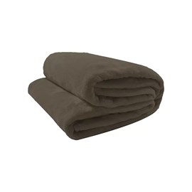Cobertor Solteiro Microfibra Velour Neo Camesa Marrom