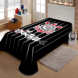 Cobertor Solteiro Raschel Corinthians Jolitex Ternille Cobertor Solteiro Raschel Corinthians Jolitex Ternille