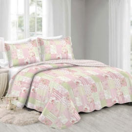 Cobre Leito Casal Camesa Evolution Patchwork Garden 3 Peças Cobre Leito Casal Camesa Evolution Patchwork Garden 3 Peças