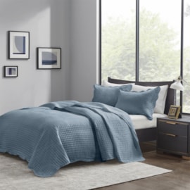 Cobre Leito Casal Color Art Milão Geométrico Azul 150 Fios Corttex Cobre Leito Casal Color Art Milão Geométrico Azul 150 Fios Corttex