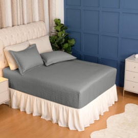 Cobre Leito Casal Lavive Plaza Bicama 3Pçs Gris (1Cobre-Leito + 2 Porta Travesseiro) Cobre Leito Casal Lavive Plaza Bicama 3Pçs Gris (1Cobre-Leito + 2 Porta Travesseiro)