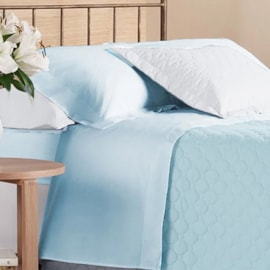 Cobre Leito King 200 Fios Andreza Privilege Azul Cobre Leito King 200 Fios Andreza Privilege Azul